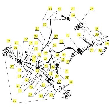 Запасные части для квадроциклов Система тормозная (до 01.03.17)