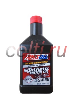 AMSOIL Signature Series 5W-30 Synthetic Motor Oil ASLQT,  ASL1G, 097012019014, 097012019045 - фотография №1