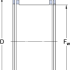 Игольчатые роликоподшипники со штампованным наружным кольцом HK 1816 - фотография №2