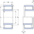 Тороидальные роликоподшипники CARB C 4015 V - фотография №3
