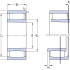 Тороидальные роликоподшипники CARB C 4034 K30V - фотография №3