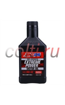 AMSOIL Extreme Power 0W-40 100% Synthetic Motor Oil P400QT, 2200000080523 - фотография №1