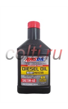 AMSOIL Signature Series Max-Duty Synthetic Diesel Oil 5W-40 DEO1G, DEOQT, 097012278046, 097012278015 - фотография №1