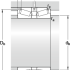 Спаренные однорядные конические роликоподшипники по О-образной схеме 32048T164 X/DB - фотография №3