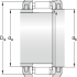 Цилиндрические роликоподшипники повышенной грузоподъёмности NUH 2348 ECMH/PEX - фотография №3