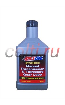 AMSOIL Manual Transmission & Transaxle Gear Lube 75W-90 MTGQT, 097012262014 - фотография №1