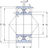 Двухрядные радиально-упорные шарикоподшипники 305272 DB - фотография №2