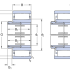 Тороидальные роликоподшипники CARB C 40/710 K30M + AOH 240/710 G - фотография №2