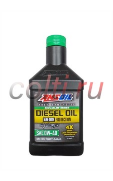 AMSOIL Signature Series Max-Duty Synthetic Diesel Oil 0W-40 DZFQT, 097012406012 - фотография №1