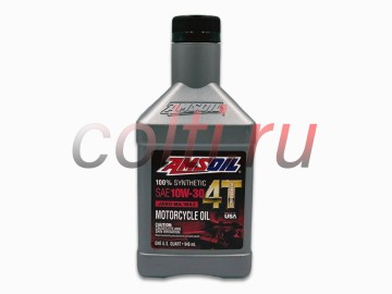 AMSOIL 100% Synthetic 4T Performance 4-Stroke Motorcycle Oil SAE 10W-30 - фотография №1