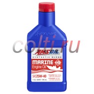 AMSOIL 25W-40 Synthetic Blend Marine Engine Oil