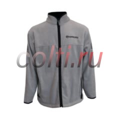 Куртка флисовая мужская с карманами на молнии - фотография №1