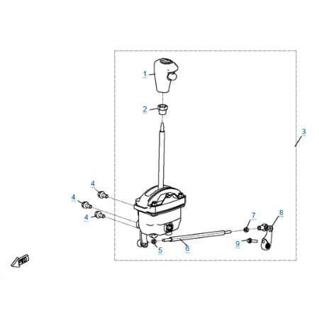 Механизм переключения передач для квадроцикла MOTO Z8 EFI&EPS