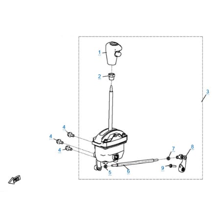 Механизм переключения передач для квадроцикла MOTO Z10 EFI & EPS