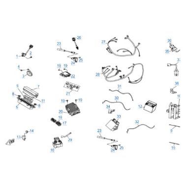 Запасные части для квадроциклов Электрическая система (eps)