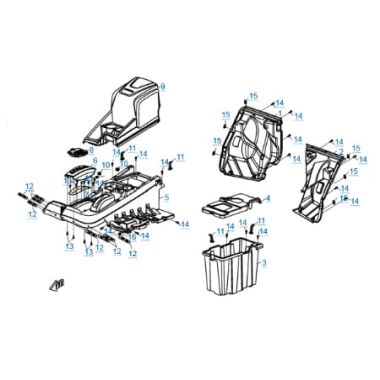 Запасные части для квадроциклов Пластиковые детали 3