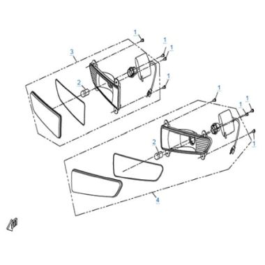 Запасные части для квадроциклов Внешние световые приборы 2