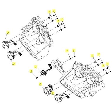 Запасные части для квадроциклов Установка задних осветительных приборов (до.01.02.15)