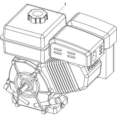 Запасные части для снегоходов Двигатель  Robin Subaru EX210DE5032