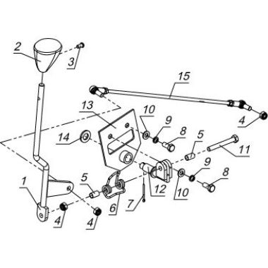 Запасные части для квадроциклов Механизм переключения (С 25.05.13)