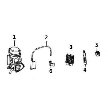 Запасные части для квадроциклов Карбюратор и детали электрооборудования (двигатель)