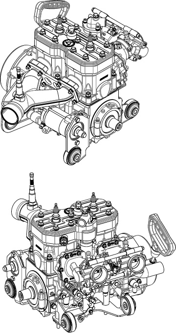 RM Vector 551/i Двигатель К20500610 551i