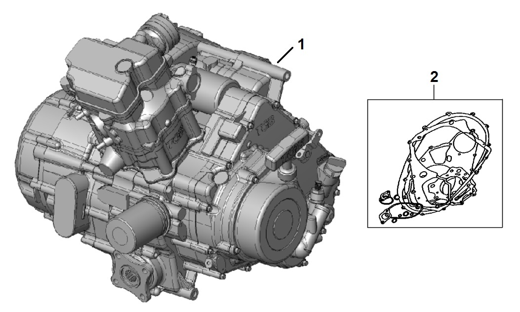 Снегоболотоход РМ-500 Двигатель, прокладки